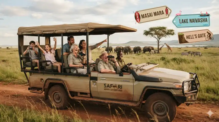 6 day Kenya family safari: 5 Memorable Highlights 3 6 day Kenya safari itinerary